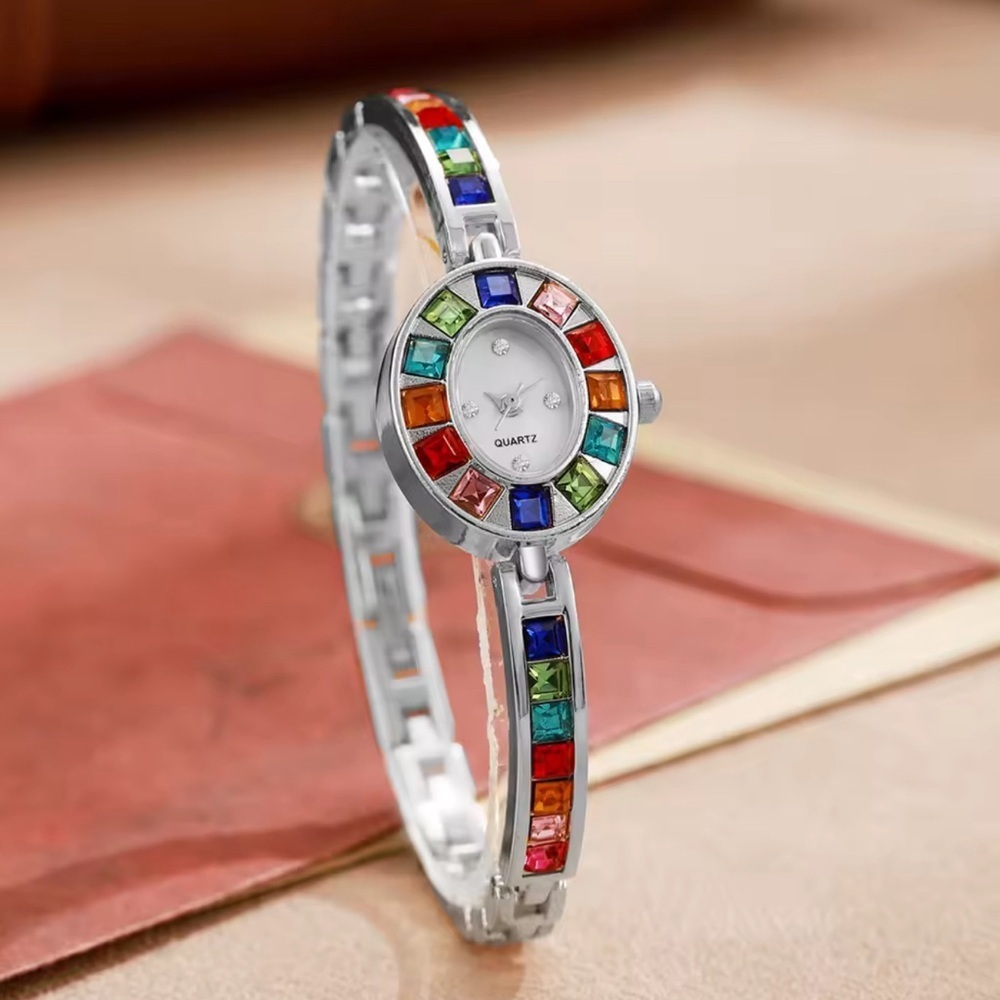 Multicolor Silver Women's Quartz Watch